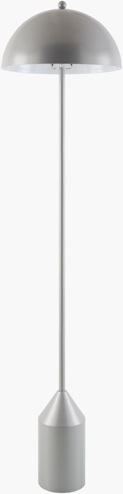 Livabliss Elder Artisan Floor Lamp with Felt Shade and Hand-painted Metal Base for Living Rooms EER-020