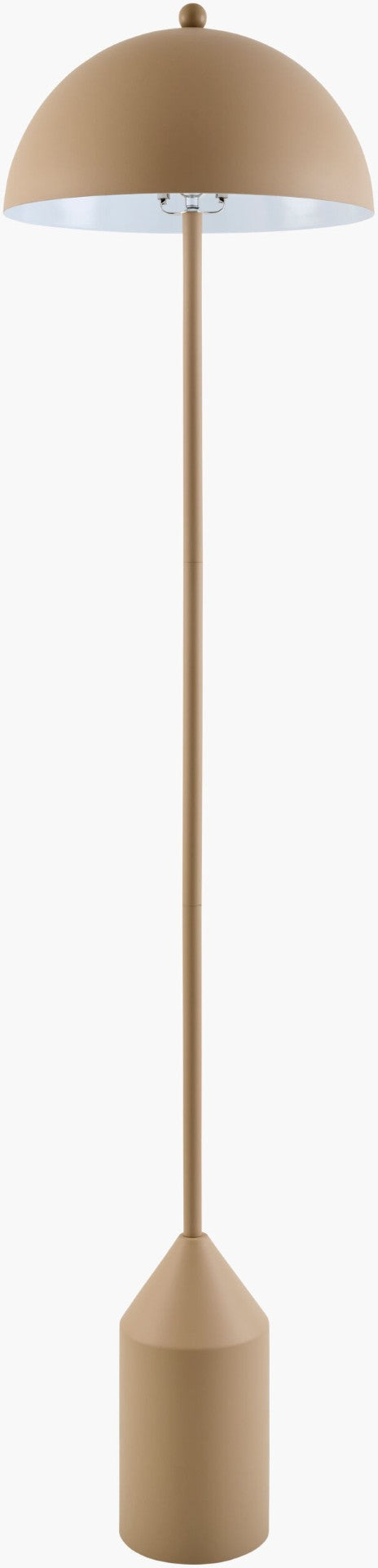 Livabliss Elder Artisan Hand-painted Metal Felt Floor Lamp for Rustic Bohemian Living Spaces EER-022
