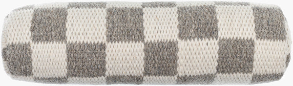 Surya Preethi Modern Accent Pillow - Luxurious Wool & Cotton, Handmade In India, 18"X18" Sophisticated Design Ivory Wool,Cotton,Polyester,Polyfill Eet002-520p