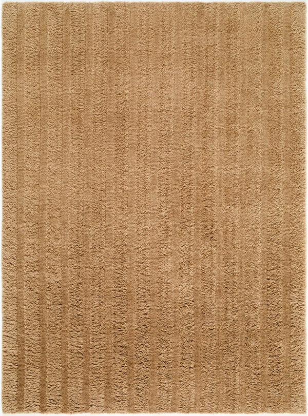 Livabliss Eleve Handwoven Cotton Wool Accent Rug Plush High Pile for Entryway or Bedroom Tan, Camel 6' x 9' EEV2301-69
