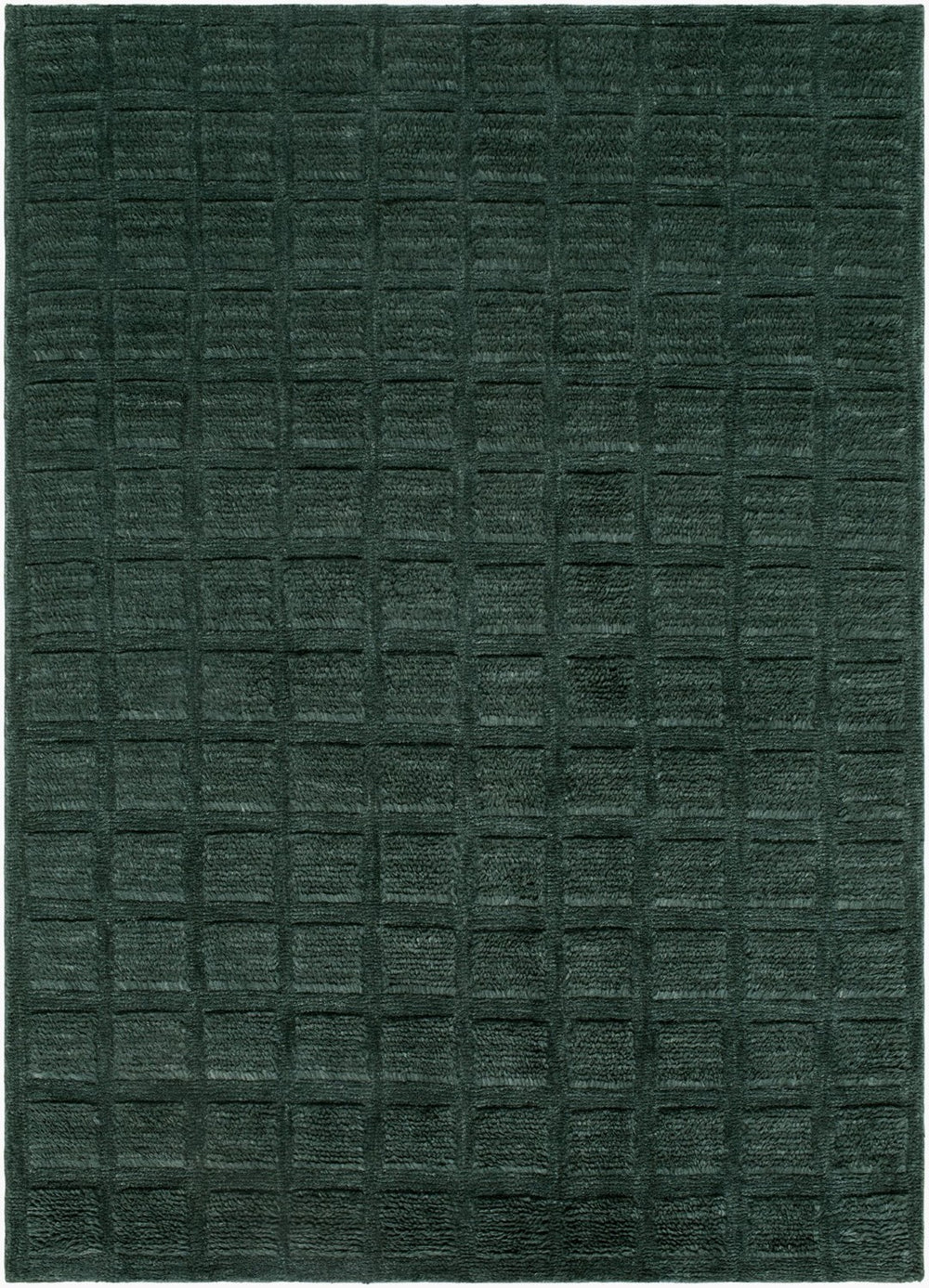 Livabliss Eleve Handwoven Cotton Wool High Pile Accent Rug for Modern Minimalist Interiors Emerald, Fores 2' x 3' EEV2302-23