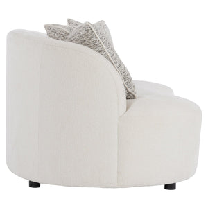 Bernhardt Bernhardt Elle Kidney-Shaped Fabric Sofa — Sculptural Curves, Plush Support, Customizable Upholstery Options - Made to Order P1567A