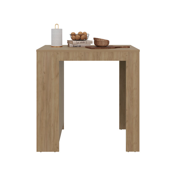 English Elm Kitchen Island Doyle with Open Side Shelves Compact Lavender Accent Prep Station B092P474486