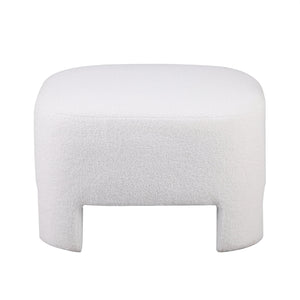 English Elm 03 U-Shaped White Chenille Ottoman Modular Sofa Sectional — Versatile, Easy Assembly, Premium Comfort W1099P361840