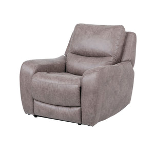 English Elm Contemporary Power Recliner with Plush High-Density Foam, Soft Track Arms, Hardwood Frame, Oversized Seat Brown 40 L x 34 W x 30 H B2741P391171