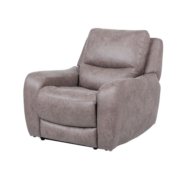 English Elm Contemporary Power Recliner with Plush High-Density Foam, Soft Track Arms, Hardwood Frame, Oversized Seat Brown 40 L x 34 W x 30 H B2741P391171