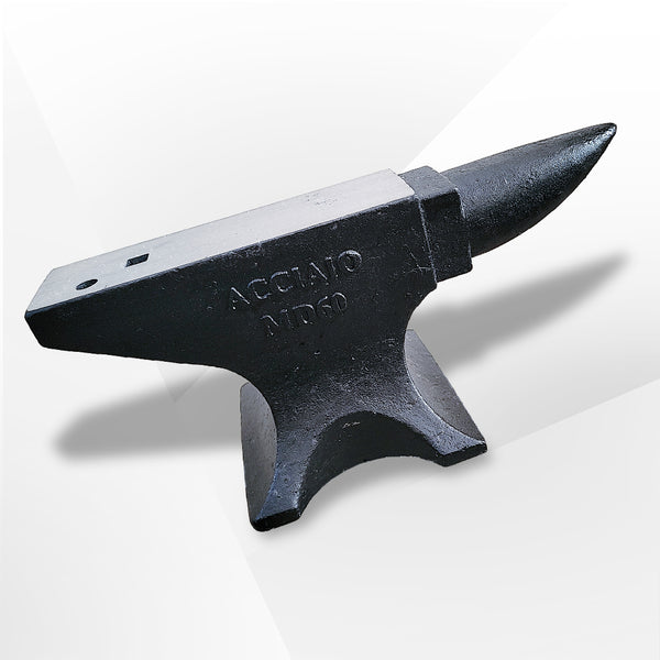 English Elm Single Horn Cast Steel Anvil 132lb Forge Tool for Bladesmithing and Metalwork W3213P453349