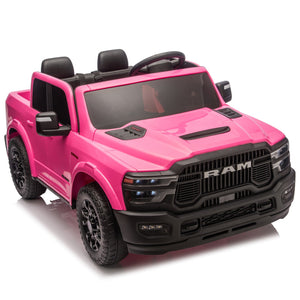 English Elm 24v Dodge Ram 2500 Licensed Kids Ride on Truck with Remote Dual Motors Suspension W1578P305882