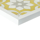 Madison Park Tuscan Tiles Global Inspired Distressed Yellow Medallion 3-piece Wall Decor Set MP95B-0002 Yellow