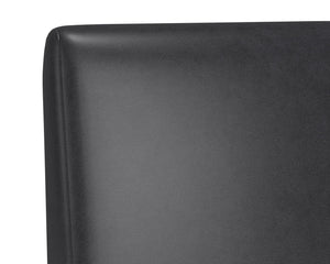 Sunpan Dean Office Chair - Modern Faux Leather Design with Stylish Stainless Steel Base for Effortless Elegance Brushed Brass / Bravo Portabella