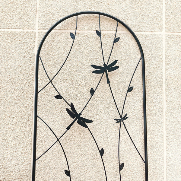 English Elm 4 Pack Powder-coated Metal Garden Trellis Panels Rustproof Climbing Plant Support Outdoor W1586P266865