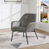 OSP Home Furnishings Brooks Accent Chair  Grey