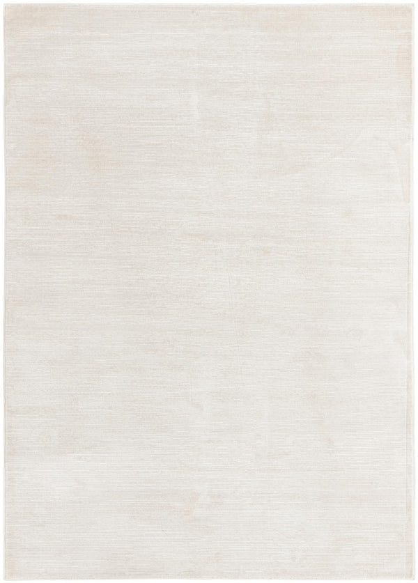 Unique Loom Finsbury Kate Machine Made Solid Rug Ivory, Beige 6' 0" x 9' 0"