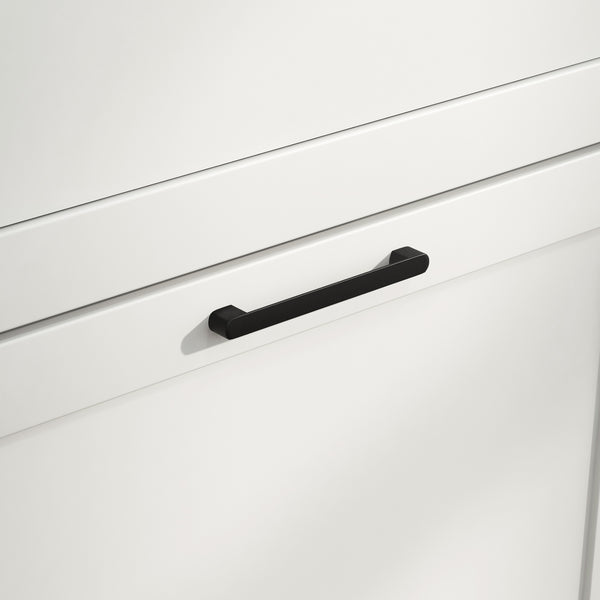 English Elm HOMCOM Narrow Shoe Storage Cabinet with Open Shelf & 2 Flip Drawers, Adjustable Shelves, White W2225P173976