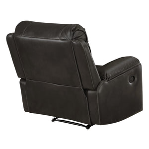 OSP Home Furnishings Santiago Recliner  Charcoal