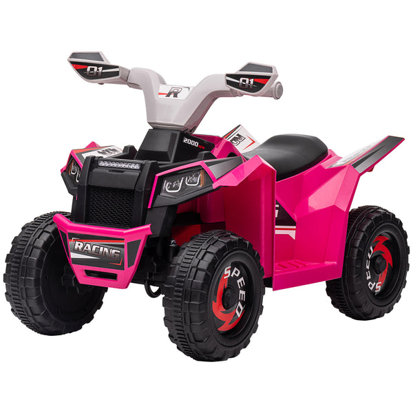 English Elm Aosom 6v Electric Toddler Atv Quad Ride on with Non-slip Grip and Durable Tires W2225P217194