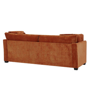 English Elm Christopher Knight Home® - 83.50" Modern Flared Arms Sofa with Chenille Upholstery, High-Density Cushions and Sturdy Legs Caramel N771P345835W