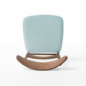 English Elm Set of 2 Mid-century Upholstered Dining Chairs with Splayed Rubberwood Legs N759P288145T