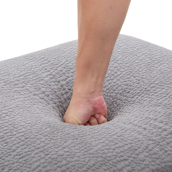 English Elm UNITED Modular 6-Seat Sectional Sofa with Removable Ottoman, Storage Compartments, Convertible Comfort Gray W1568S00245