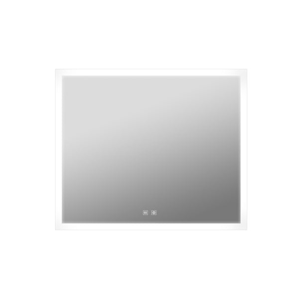 English Elm Aurorium Frameless Led Vanity Mirror with Defogger and Touchscreen for Modern Bathrooms B2731P478346