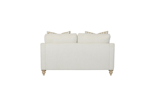 English Elm Sofa Beige Upholstered Loveseat Set with One-Piece Cushions, High-Density Foam, Reversible Comfort B2699S00071