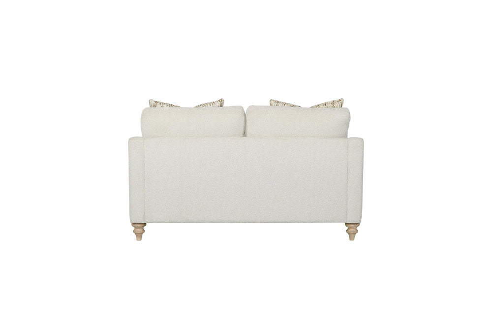 English Elm Loveseat Off-White Upholstered Sofa With Reversible Cushions & 2 Stylish Pillows For Comfort B2699P225135