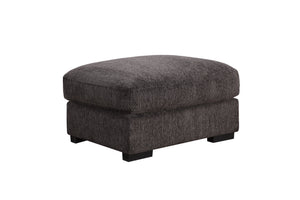 English Elm Nyeisha Flannel Velvet Sectional Sofa with Chaise Usb Ports and Built-in Console Coffee B102S00077