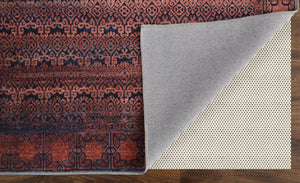 Feizy Rugs Voss Collection Bold Transitional Area Rug In Vibrant Colors For A Striking Home Aesthetic Red,Brown,Blue Polyester Vos39h4ftanblui7a