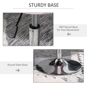 English Elm HOMCOM Velvet Modern Accent Chair with Padded Seat and Back, Armchair with Steel Legs, Cozy Upholstery Pink W2225P217433