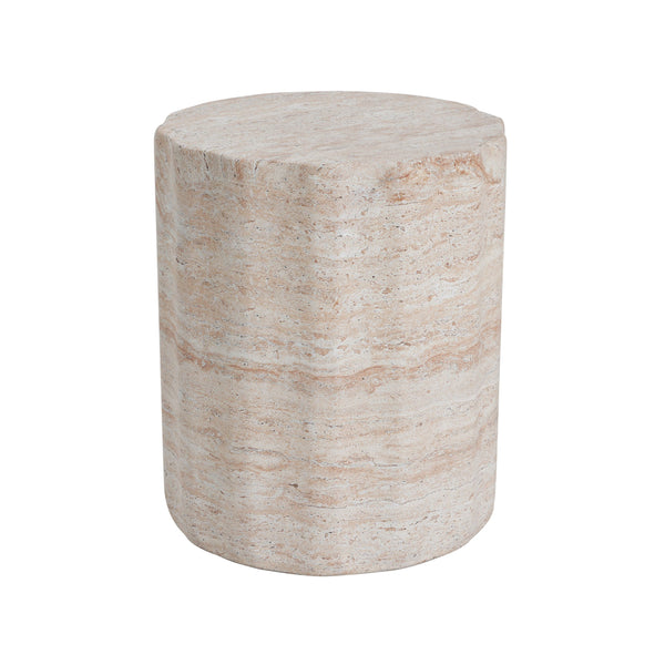 English Elm Christopher Knight Home® - Outdoor/Indoor Lightweight Concrete Side Table In Elegant Travertine Finish For Versatile Use N773P253790Z