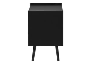 English Elm Accent Side Table Rustic Grey Laminate Compact Storage Cabinet Transitional Bedroom Black B2710P461704