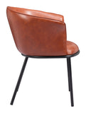 Garston Dining Chair Brown 110176 Zuo Modern