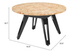 Burl 2 in 1 Table Natural 110445 Zuo Modern