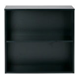 OSP Home Furnishings Prado 30" 2 Shelf Bookcase Black