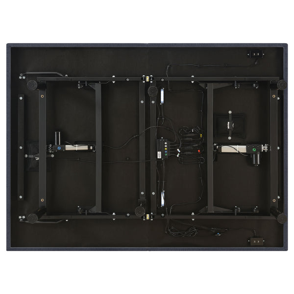 English Elm Kelven California King Adjustable Base with Massage Dual Zones and App Control B062P334266