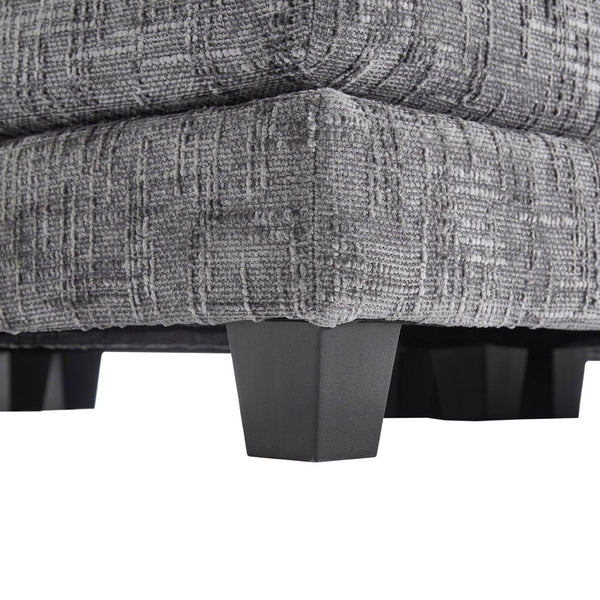 English Elm United Cozy Two-Seat Sofa With Chenille Fabric, Detachable Armrests, Footstools & Side Pockets W1568S00142-GIGA