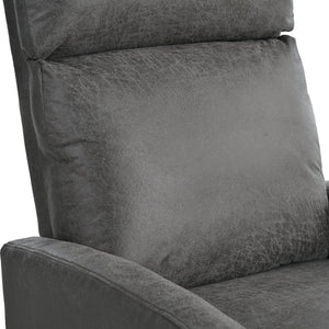 English Elm Christopher Knight Home® - Modern Recliner Plush Manual Recliner Chair with Ergonomic Support, 3-Position Backrest, Durable Fabric Comfort Grey N763P256491D