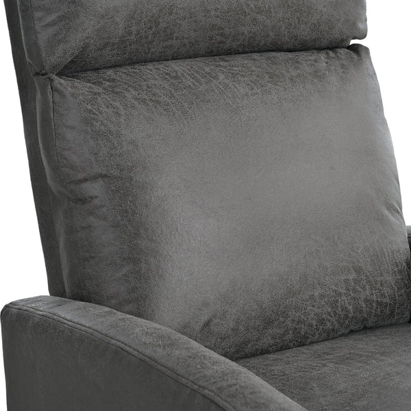 English Elm Christopher Knight Home® - Modern Recliner Plush Manual Recliner Chair with Ergonomic Support, 3-Position Backrest, Durable Fabric Comfort Grey N763P256491D