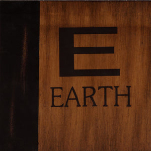 English Elm Happy Valley Brown Transitional Wine Cabinet with Inspirational Quotes, 2 Drawers, 3 Shelves, 74" H B062P353474