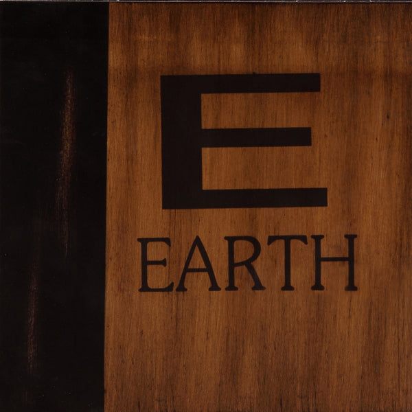 English Elm Happy Valley Brown Transitional Wine Cabinet with Inspirational Quotes, 2 Drawers, 3 Shelves, 74" H B062P353474