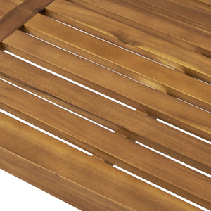 English Elm Christopher Knight Home® - LOJA Bench - Acacia Wood Outdoor Bench with Ergonomic Curved Backrest, Durable Stable Construction Teak 57495.00ACA