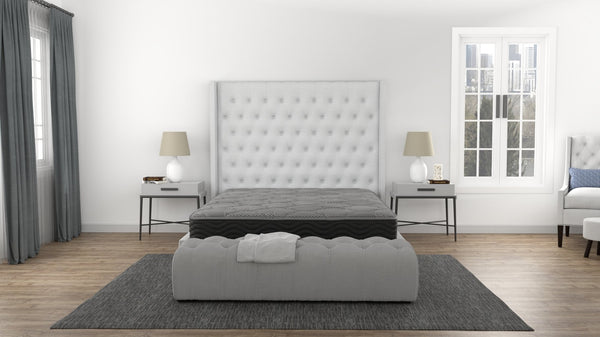 English Elm Cs Firm Hybrid Twin Mattress with Pocketed Coils and Knitted Fabric Sleep Surface B337P293516