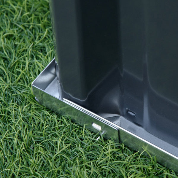 English Elm Outsunny 8.5' X 3' Galvanized Steel Raised Garden Bed - Perfect Planter For Vegetables, Herbs & Flowers W2225P217238-GIGA