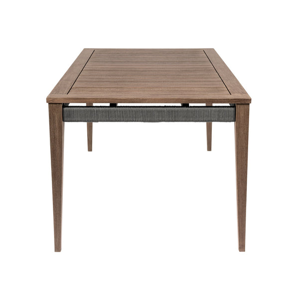 English Elm Orbit Solid Eucalyptus Rectangular Outdoor Dining Table for Patio Garden Use B2736P464825