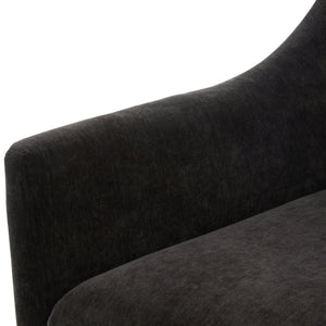 English Elm Luisa Swivel Accent Chair Skirted Tailored Silhouette for Formal Living Rooms Mink B050P451388