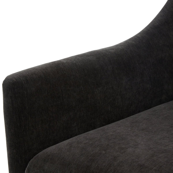English Elm Luisa Swivel Accent Chair Skirted Tailored Silhouette for Formal Living Rooms Mink B050P451388