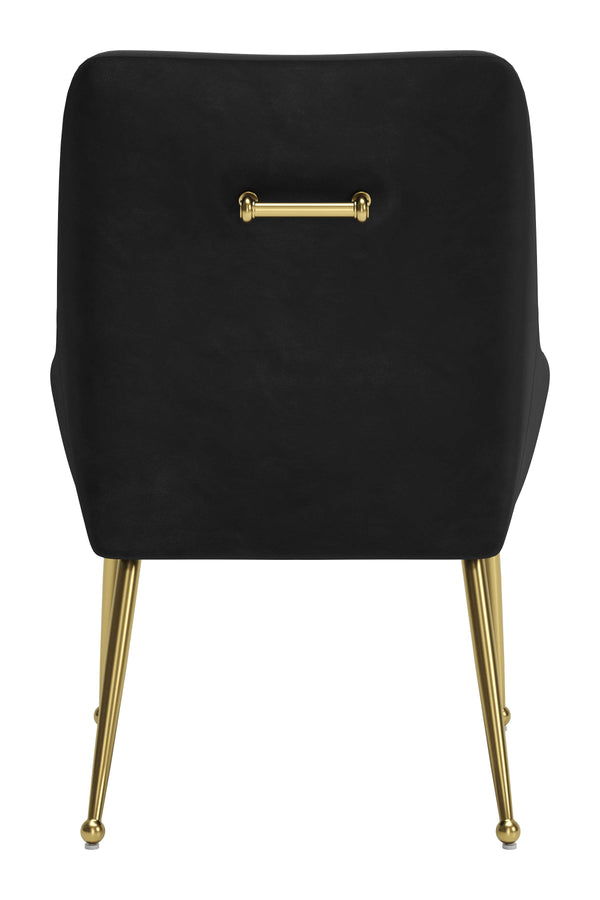 Maxine Dining Chair Black & Gold 109717 Zuo Modern
