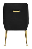 Maxine Dining Chair Black & Gold 109717 Zuo Modern