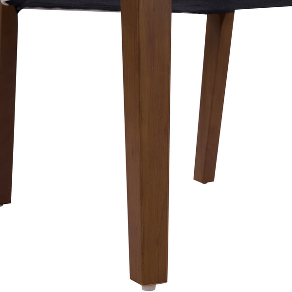 English Elm Upholstered Armless Dining Chairs Rubberwood Frame Minimalist Set of 2 for Compact Spaces Beige,Walnut N768P391163W