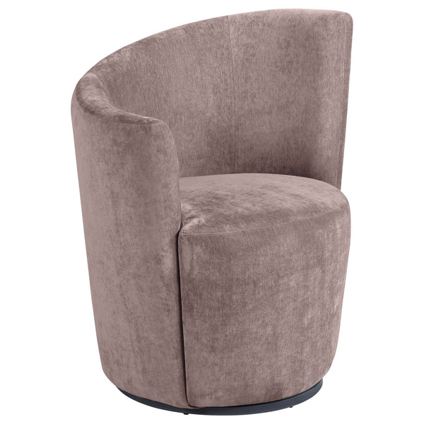 English Elm Kaylie Velvet Swivel Accent Chair Sculptural Curved Back for Living Room B062P447948
